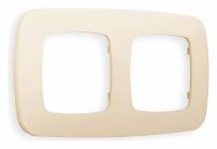 Рамка OMEGA Ecta (Бежевый матовый) 2-ая OF140332