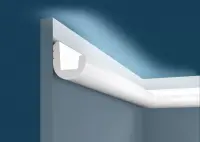 Карниз KX024, 55х50, 2000мм, Экополимер/15 Карниз KX024, 55х50, 2000мм, Экополимер/15