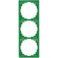 JUNG Рамка для инсталляции в кабельных каналах, 3-кратная зеленая