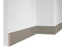 Плинтус RTV080.03.31 Веллюто Капучино ПВХ. 2400×80×16 мм RTV0800331