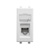 DKC Avanti Белое облако Розетка телефонная RJ-12 1 модуль