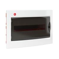 DKC Щиток встраиваемый с дверцей 18 мод.,IP41, белый, с клеммным блоком 63А