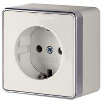 Розетка с заземлением Gallant слоновая кость W5071003