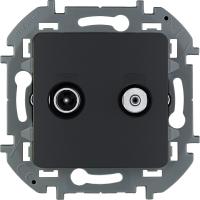 Legrand INSPIRIA Антрацит Розетка TV/SAT "звезда"