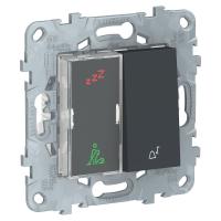 SE Unica New Антрацит Дисплей гостиничного номера и кнопочный звонок