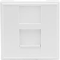 Donel Розетка DEC RJ45 UTP кат.6, 2мод., бел. (45х45мм), серия (тип) DEC, DECF12EW6