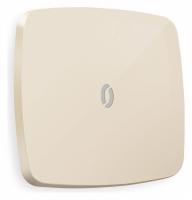 Лицевая панель OMEGA (Бежевый глянец) для 1-клавишных выключателей с подсветкой QUANT OP3020