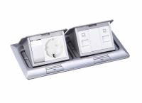 Donel Выдвижной блок Snap 6 (3+3) мод. алюминий (с уст. набором)