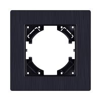 Рамка 1-постовая, черный Kollinger Eleganz Plex EP1BK