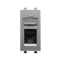 DKC Avanti Закаленная сталь Компьютерная розетка RJ-45  категория 6А 1 модуль