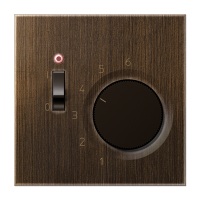 JUNG комнатный термостат, латунь Antik