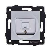 Розетка телефонная RJ11, серый Kollinger REA-009GY для Aspekt, Eleganz, Reflex