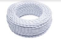 BIRONI Белый глянец Витой провод 2*0,75 150м BIRONI Белый глянец Витой провод 2*0,75 150м