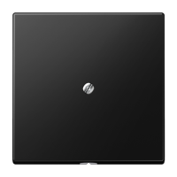 JUNG LS 990 Черный матовый Кабельный вывод с разгрузкой натяжения