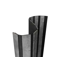 Акустическая панель FLEX Бетон 2750×600 мм рейка 40х6 мм