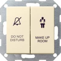 Gira Двухклавишный выключатель в сборе для управления индикатором состояния номера в гостинице