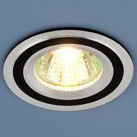 Алюминиевый точечный светильник 5305 MR16 CH/BK хром/черный Elektrostandard Vode a030361