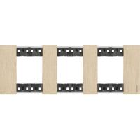 BT Living now Золото Рамка немецкий стандарт 3 поста (2+2+2 мод)