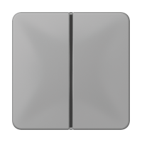 JUNG 1-клавишная накладка для пульта КNX, серая, для серии CD