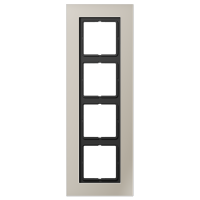 JUNG LS plus Edelstal Сталь Рамка 4-ая