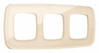 Рамка OMEGA Coint (Бежевый Стекло органическое) 3-ая OF640303