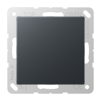 JUNG Матовый Антрацит Крышка без отверстий