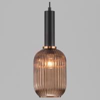 Подвесной светильник 50181/1 янтарный Eurosvet Bravo