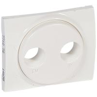Legrand Galea Life Белый Накладка TV-FM розетки