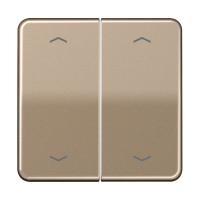 JUNG Клавиши для сдвоенной кнопки BCU золотая бронза