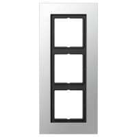 JUNG LS plus Алюминий Рамка 3-ая