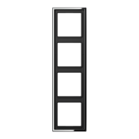 JUNG LS 990 Блестящий Хром Рамка 4-ая