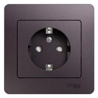 SE Glossa Сиреневый туман Розетка с/з со шторками (в сборе)