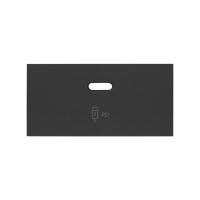 Simon 100 Черный матовый Накладка зарядного устройства USB C