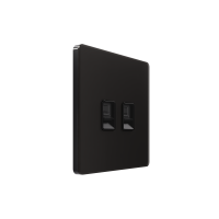 Systeme Electric Systeme Infinity Полярная ночь Розетка информационная RJ-45 кат.5e 2-я