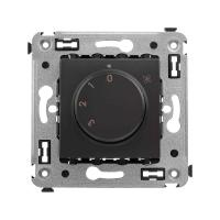 DKC Avanti Черный матовый Механизм управления вентиляторами