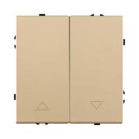 Механизм управления жалюзи 2-клавишный, золотой Kollinger Eclipse EC-013GD