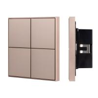 Arlight INTELLIGENT ARLIGHT Кнопочная панель KNX-304-23-IN Champagne (BUS, Frame) (IARL, IP20 Металл, 2 года)