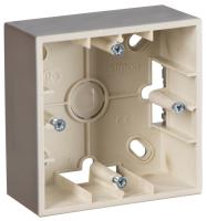 Simon 15 Шампань Коробка 1-ая для наружного монтажа Simon 15 Шампань Коробка 1-ая для наружного монтажа