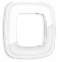 Рамка OMEGA Coint (Белый Стекло органическое) 1-ая OF640101