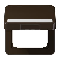 JUNG Крышка ударопрочная откидная с возвратной пружиной и полем для надписи 7×57 мм коричневая