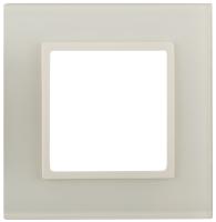 ЭРА 14-5101-02 Elegance Сл.кость/сл.кость Стекло Рамка 1-ая