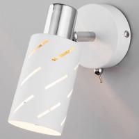 Настенный светильник с плафоном 20090/1 белый / хром Eurosvet Fente