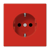 JUNG SCHUKO розетка с защитой от детей, красный