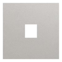 Лицевая панель для одиночной информационной розетки, платина (35441 PL)