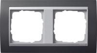 Gira Event Антрацит/Алюминий Рамка 2-ая