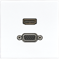 JUNG HDMI / VGA, белый