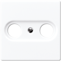 JUNG A 500 Белая Накладка TV-FM розетки