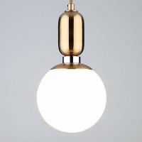 Подвесной светильник с плафоном 50151/1 латунь Eurosvet Bubble