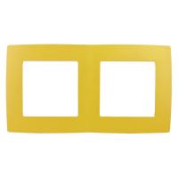 ЭРА 12-5002-21 Жёлтый Рамка на 2 поста, 12