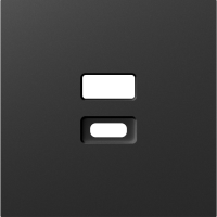 Donel Накладка для розеток USB, матовый карбон, серия A07, DE28630